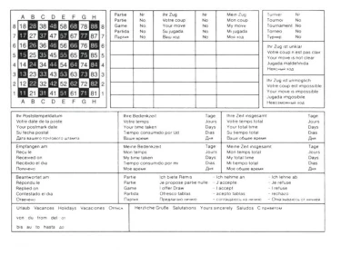What are the two types of chess notation?